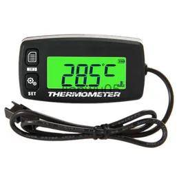 Handdukstativ Digital Tach Hour Meter Tachometer med sensor RLTS002 Motorcykelmotor Återställbar underhållsalarm RPM Counter X0721