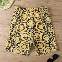 Costumi da bagno da uomo con stampa dorata Short da uomo Costume da bagno Pantaloncini casual Summer Quick Dry Costume da bagno Beach Trunks292T