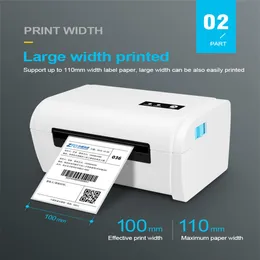 1pcs 100mm 203dpi Printer Electronic Surface Single Bluetooth Sticker Label Printer EL-9200 Office Factory Production Warehouse Ma256i