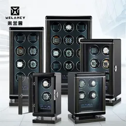 Watch Boxes & Cases High-End Wood Winders Fashion Automantic Self Winding Mechanical Winder Storage Display Gift309Z