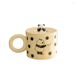 Tassen Cartoon 3D Panda Keramiktasse Kaffeetasse Original Kawaii Tassen Schöne Teetrinkgläser für Getränke