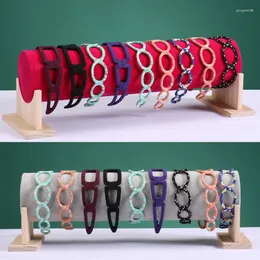 Smycken påsar pannbandshållare arrangör sammet hårtillbehör för kedjor armband halsband förvaring display