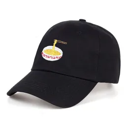 Moda unisex noodles beyzbol şapkası nakış pamuk ayarlanabilir şapka beyzbol kapağı açık sıradan baba şapkalar kız snapback cap214j