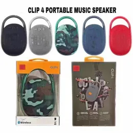 JHL Clip 4 Mini Wireless Bluetooth Speaker Portable Outdoor Sports Audio Double Horn Speakers 5 Colors9508210255l