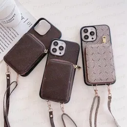 Fashion Storage Pocket Phone Case für iPhone 15 14 13 12 11 Pro Max X Xs