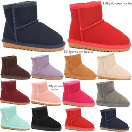 Australien Classic Kids Ultra Mini Short Boots Girls Winter Snow Boot Designer Baby Kid Youth Uggi Shoes Toddler Uggitys wgg Warm Furry Sneakers Chestn A9WP#