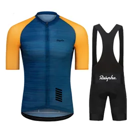 Cycling Jersey Sets 2023 Ralvpha Arrival Summer Men s Short Sleeve Triathlon Mountain MTB Race clothing Ropa de ciclismo 230721