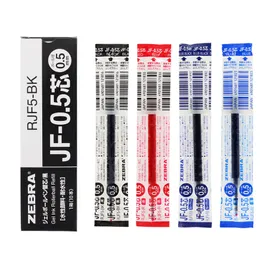 Żelowe Pens Zebra JF-0,5 Gel Pen Ink Umowolnij Czarny niebieski czerwony żel Ink Papelaria Caneta Gel dla JJH15/JJS15/JJ15 Nauczyciel