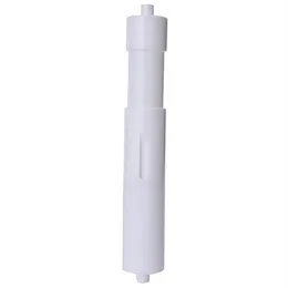 Toilet Paper Holders White Plastic Replacement Roll Holder Roller Insert Spindle Spring275C