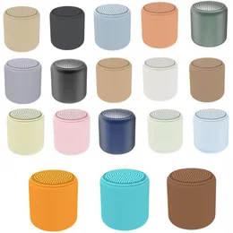 Macaron Mini Wireless Bluetooth Speaker Stereo Speaker Portable Waterproof Built-in Microphone Supported Music Subwoofer Mp3 Playe272r