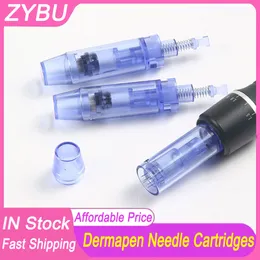 Professional Dr Derma Pen A1 Micro Feedling 12 PIN Tips Stains Stains Stains Plastic Dermapen Teedles Nano Cartridge MTS Head Bayonet Needle 50 PCs