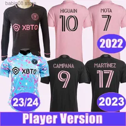 Fans toppar tees 2023 24 CF Player Version Soccer Jerseys Long 22 23 Higuain Iyedlin Mens Mota Gregore Campana Home Away 3rd Football Shirt Kort ärmuniformer