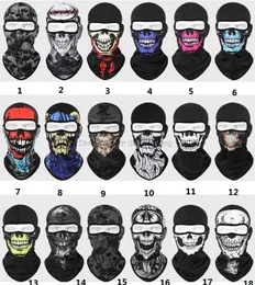 Utomhus cykling cykel motorcykel skalle mask utomhus sport huva full ansikte omslag masker balaclava mössa sommar kylning nacke scrav rid beanie huvudbonader 49 design