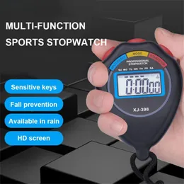 Küchentimer Multifunktions-Digital-Sport-Timer Professionelle Stoppuhr Handheld Tragbare Outdoor-Lauf-Chronograph-Stoppuhr 230721