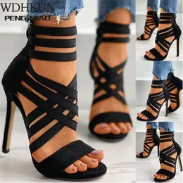 Pumps Sandals Zipper Fashion Dress Summer High Heels Sexy Urinary Toe Shoes Women's Pump 230720 5