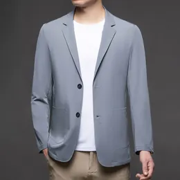 Mens Suits Blazers Summer Sun Protection Suit Ice Silk Lightweight SpringSummer Mini Set Large Size Single 230720