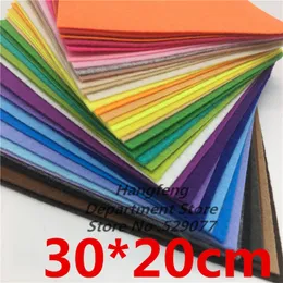 Strumenti artigianali 40 pezzi 30 * 20 colori misti tessuto non tessuto 1 mm di spessore feltro feltro poliestere feltri per bambole fai da te giocattoli artigianato decorazione mostra 230721