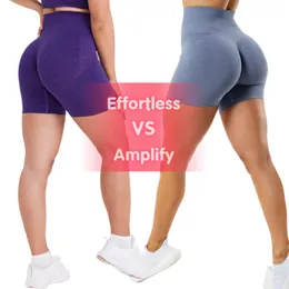 Women's Shorts Amplify Effortless Seamless Shorts Women GYM Push Up Workout Scrunch Butt Booty Yoga Shorts High Waisted Fitness Running Shorts 230721