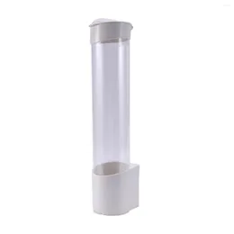 Liquid Soap Dispenser Automatically Drop Cup Remover Disposable Plastic Paper Dust Storage Rack