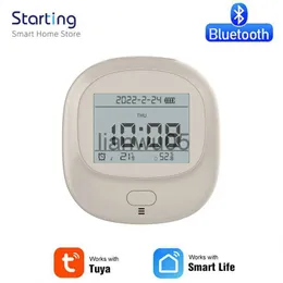 Towel Racks Tuya Bluetooth Temperature Humidity Sensor LCD Alarm Clock App Control Monitoring Thermometer Hygrometer Detector Smart Home x0721