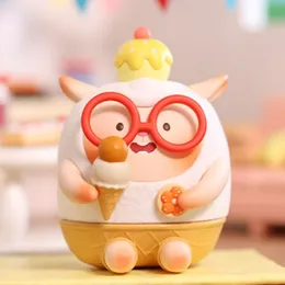 Action Toy Figure Popmart Flying DongDong I Love Ice Cream Lamb Series Blind Box Toys Cute Anime Doll Modello Mystery Kawaii Gift 230720