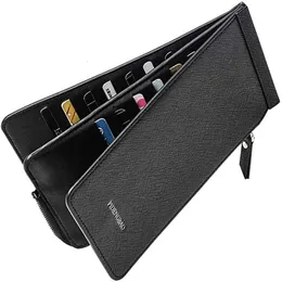 Clothing Wardrobe Storage Multifunctional Long Wallet Classic Baellerry Woman Multicard Position Male Purse Mens Credential Holder Fold Walle 230719