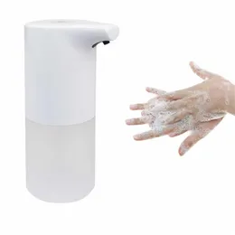 Dispenser Touchelss automatico da 350 ml Ricarica USB Distributore di schiuma di sapone a induzione a infrarossi Cucina Disinfettante per le mani Accessorio per il bagno278V