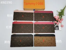 10a ince çanta cep telefonu debriyaj çantası tasarımcısı kadınlar zarflı fermuarlı madeni para anahtar kese kartı tutucu kart sahibi Pochette Accessoires Felicie CLES 20 x 11 x 0.5cm