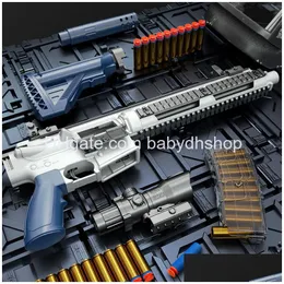 Gun Toys M416 Rifle Pistol Shell Throwing For Shooting Manual Soft Toy Firing Blaster AD Kids CS Go Fighting Boys Birthday Presents Dr DH2BG