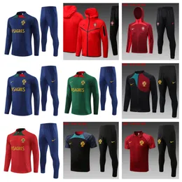 Portugales 2022-23 24短袖Dalot Pepe Ruben Dias Ronaldo B.Fernandes Andre Silva Bernardo Joao Felix Danilo Jacket Men Kids Training