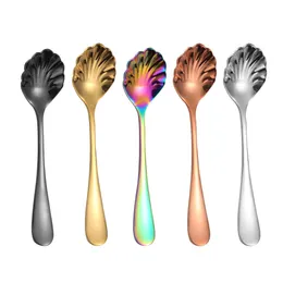 DHL FASTER Stainsal Cetlery Spoon Spoon Spoin Spoon Spoon Seam Sgeert Spoon Tea Ice Spoon 0722