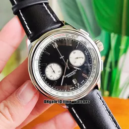New Premier B01 42mm Miyota VK Quartz Chronograph Mens Watch AB0118371B1X1 Black Dial Leather Strap Silver Case Fashion Date Gents236q