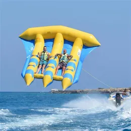 4x3m Exciting Water Sport Games Inflatable Flying Fish Boat Hard-wearing Towable Flyfish For Kids And Adults with Pump253L