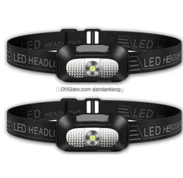 高出力ミニLED XPEヘッドランプ懐中電灯調整可能ズーム可能なUSB充電式ヘッドランプライト5モード釣りサイクリング安全ヘッドライトトーチを実行する