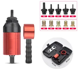 전기 리벳 너트 총 M3 M4 M5 M6 M8 무선 리벳 팅 전기 드릴 어댑터 도구 풀 리벳 총 알루미늄 네일 총