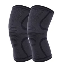 Fashion Sports Knee Sleeve Silicone Antiskid Kne Pads Stick Compression Leg Support ärmar unisex Cycling Gym Fitness Workout Leg Protector