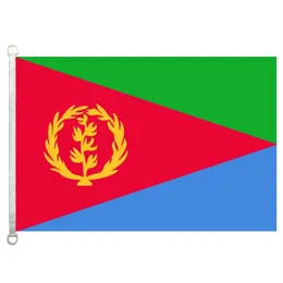 Good Flag Eritrea Flags Banner 3x5ft-90x150cm 100% Polyester Country Flags 110GSM Warp Sticke Fabric Outdoor Flag2541