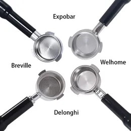 أدوات expobar/gemilai/nuova/welhome/breville/delonghi coffee portafilter lottomless 51mm/54mm/58mm مع سلة