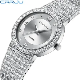 Crrju Luxury Brand Fashion Watch Женщины мужские ювелирные украшения браслет для афедтографии Lover Watch Tadies Quartz Пара наручные часы для подарка Relo192y