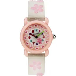 JNEW Marke Quarz Kinder Uhr Loverly Cartoon Jungen Mädchen Studenten Uhren Komfortable Silikon Strap Candy Farbe Armbanduhren2236