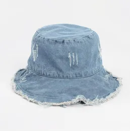 Cowboy-Eimerhut, lässig, luxuriös, neue Unisex-Kappen, Damen- und Herren-Designer-Hüte, coole Casquette-Denim-Druck-Passform-Kappe, Herren-Beanie