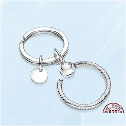 Kluczowe pierścionki 925 Sterling Sier Small Bag Carmer Pierścień do Pandora Biżuteria Making Prezenty Kobiety Akcesoria mody upuszczenie dostawy DHV24