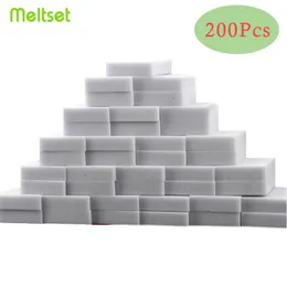 Sponges Scouring Pads 200pcslot Gray Magic Melamine Sponge Cleaning Eraser Multifunctional 1006020mm Wholesale 230721