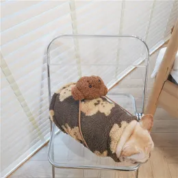 Cat Dog Apparel لطيف Teddy Puppy Schnauzer Coat Autumn Winter Warm Outwears Small Pet Dog Sweater Clothing308b