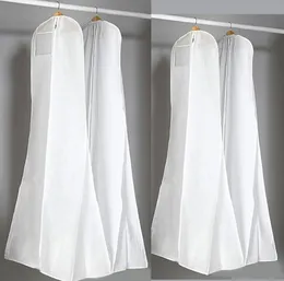 Inne przysługę ślubne sukienka akcesoriów jest powiększona o długie ogonowe osłony pyłu 1,6 i 1,8 m wiszący dwustronne ubrania worka na kurz