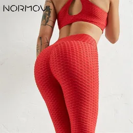 NORMOV Gym Fitness Leggings Femme Yoga traspirante Pantaloni Leggins Moda donna Push Up Sport Legging 2021 New306Q