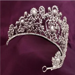 Di lusso lucido diademi da sposa corona per la sposa 2020 economici blingbling strass in rilievo moda donna copricapo a buon mercato315b