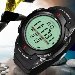 40% HOT Fashion Men's Outdoor Sports Luminous Week Date Alarm Reloj digital Impermeable Electronic Men's Watch