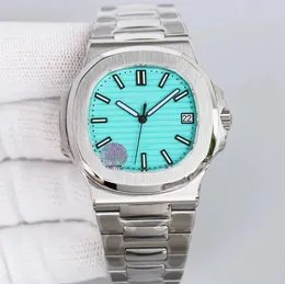 Relógio masculino designer relógios de alta qualidade 40mm 5711 boutique pulseira aço designer relógios para homem atacado relógio presente diamante