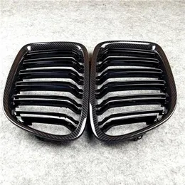 Glossy M Color Front Hood Grille för BMW X1 E84 25IX 28I 28IX 35IX ABS CAR MESH KURNEY GRILLS GRILL 2011-2015247V